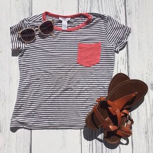 striped t-shirt